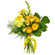 Желтый букет из роз и хризантем. Волгоград